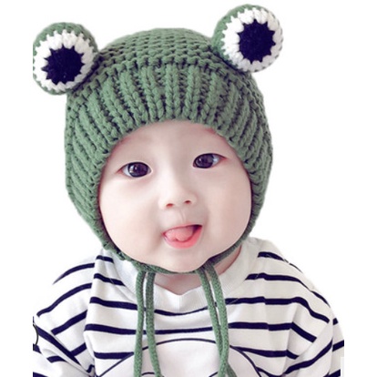 Nón/ mũ len trẻ em, lót bông ấm tai, dễ thương, đáng yêu cho bé trai, bé gái, mũ len kiểu dáng Hàn Quốc