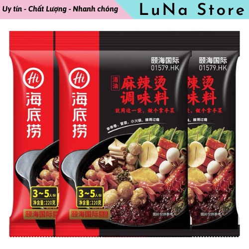 Gia vị lẩu thập cẩm cay Haidilao thơm ngon, date mới giao ngay 2h