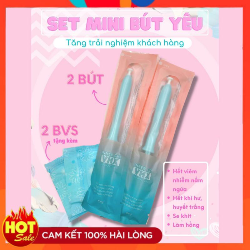 Vĩnh Hồng Xuân - Bút yêu chăm sóc phụ khoa Inner Gel Slimming Care ( 2 bút tách lẻ)