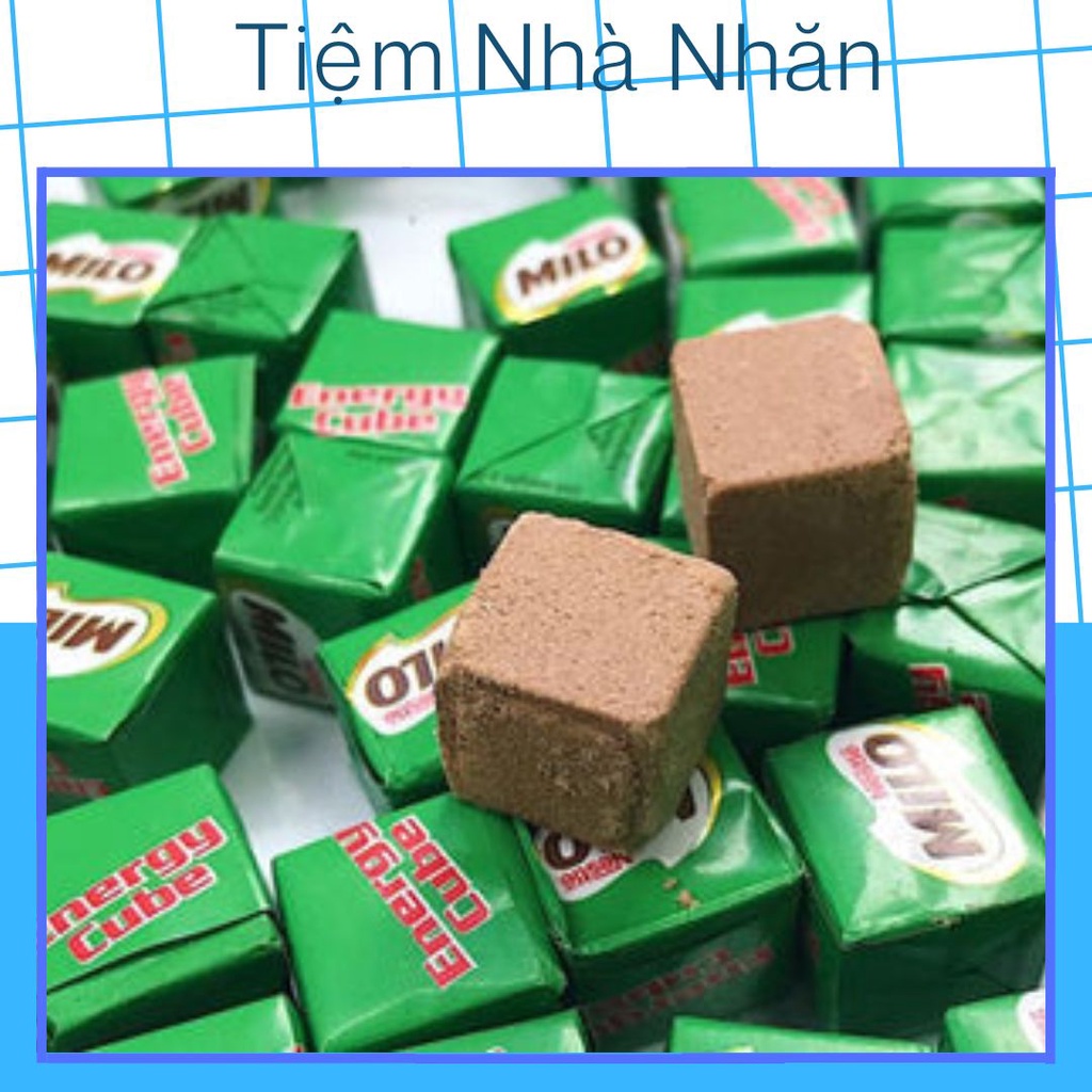 MILO viên cube,kẹo MILO nén lẻ 1 viên dùng thử