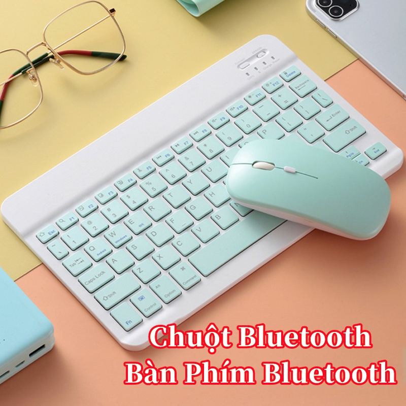 Bàn Phím Bluetooth Chuột Bluetooth Bàn Phím Không Dây mini 10 inch dành cho máy tính Bộ Mua Rẻ Hơn