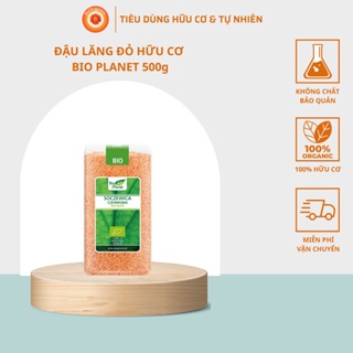 BIO PLANET ĐẬU LĂNG ĐỎ HỮU CƠ 500g - Organic Red Lentils