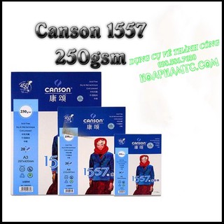 Sổ vẽ màu nước canson, định lượng 250gsm 1557 -