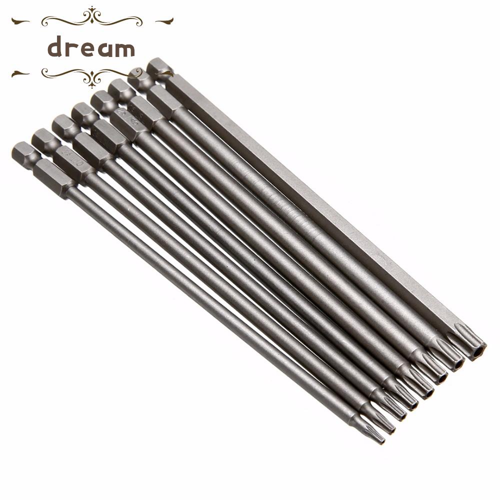 【DREAMLIFE】Screwdriver Bit T25 T27 T30 T40 T8 Hand Tool T20 Torx 150MM Extra Long