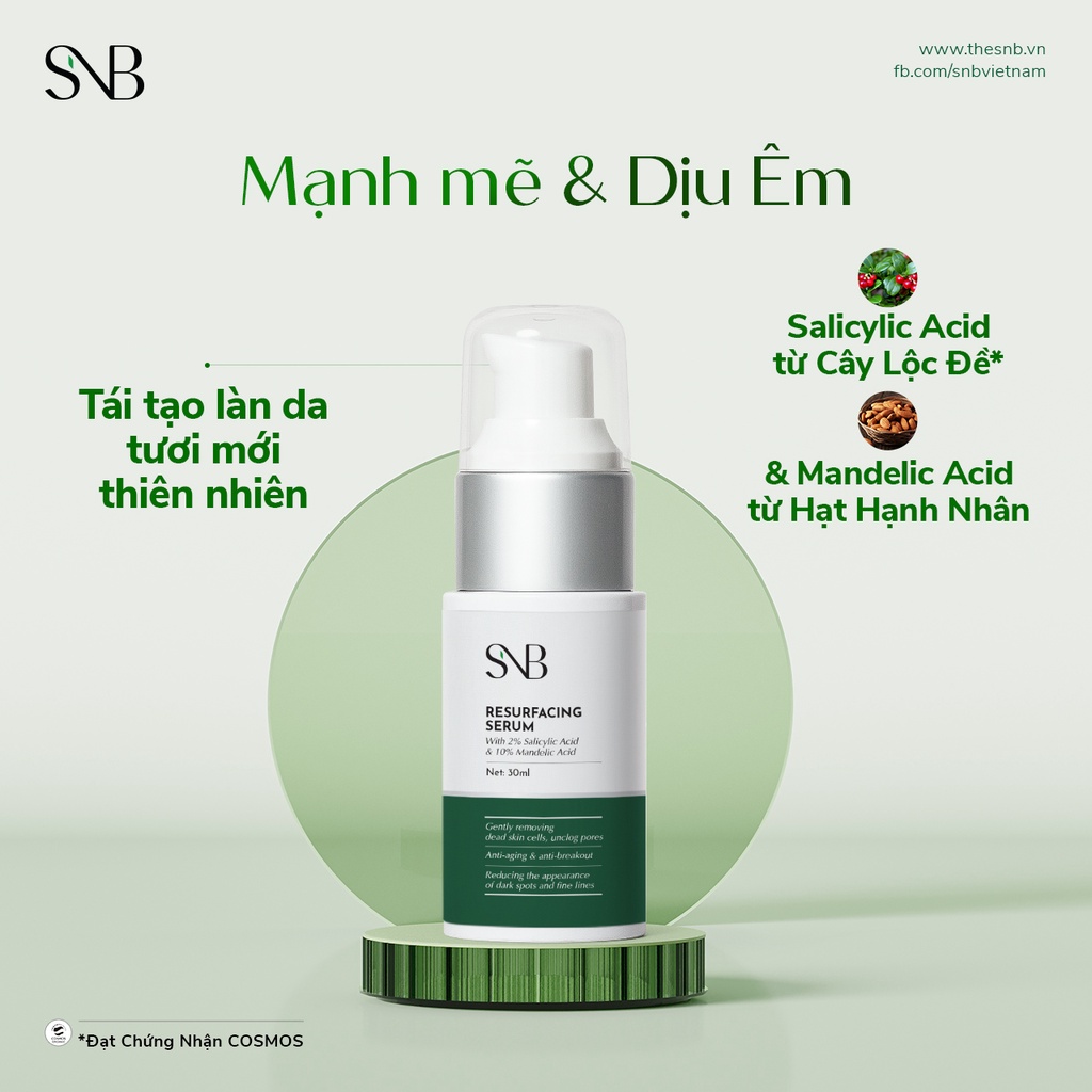 Tinh Chất Tái Tạo Da SNB RESURFACING SERUM 30ml