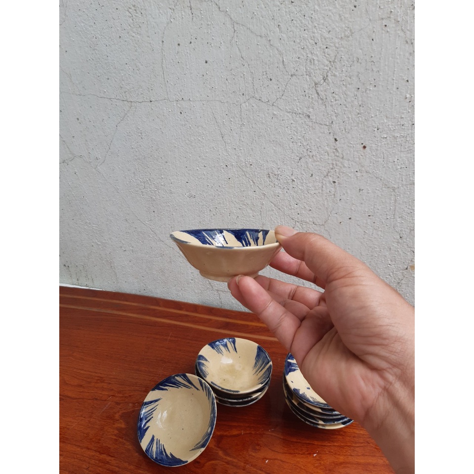 Chén hột vịt lộn nướng, bánh bèo lòng sâu  30 cái