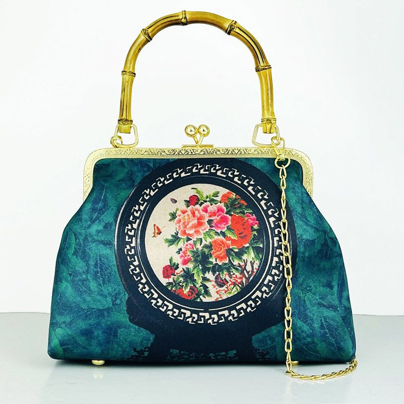 Túi Xách Tay Bằng Tre Phong Cách Mới Cho Nữ