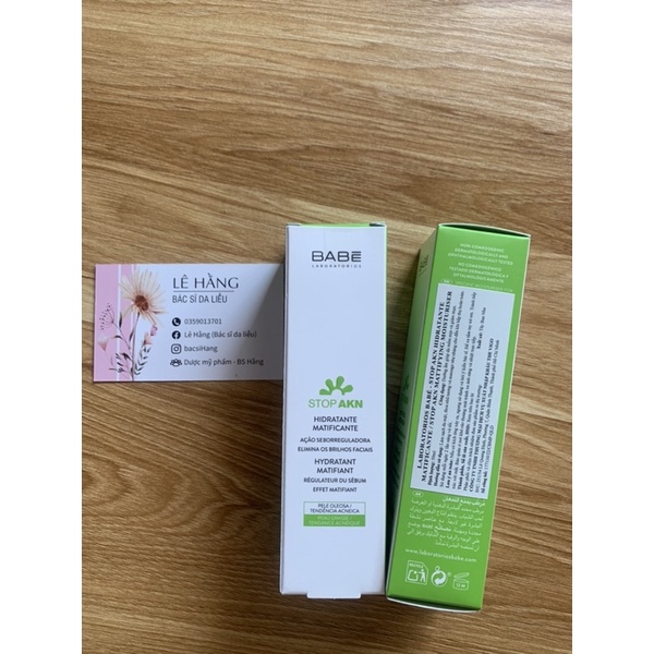 ✅ KEM DƯỠNG CHO DA DẦU MỤN BABE STOP AKN