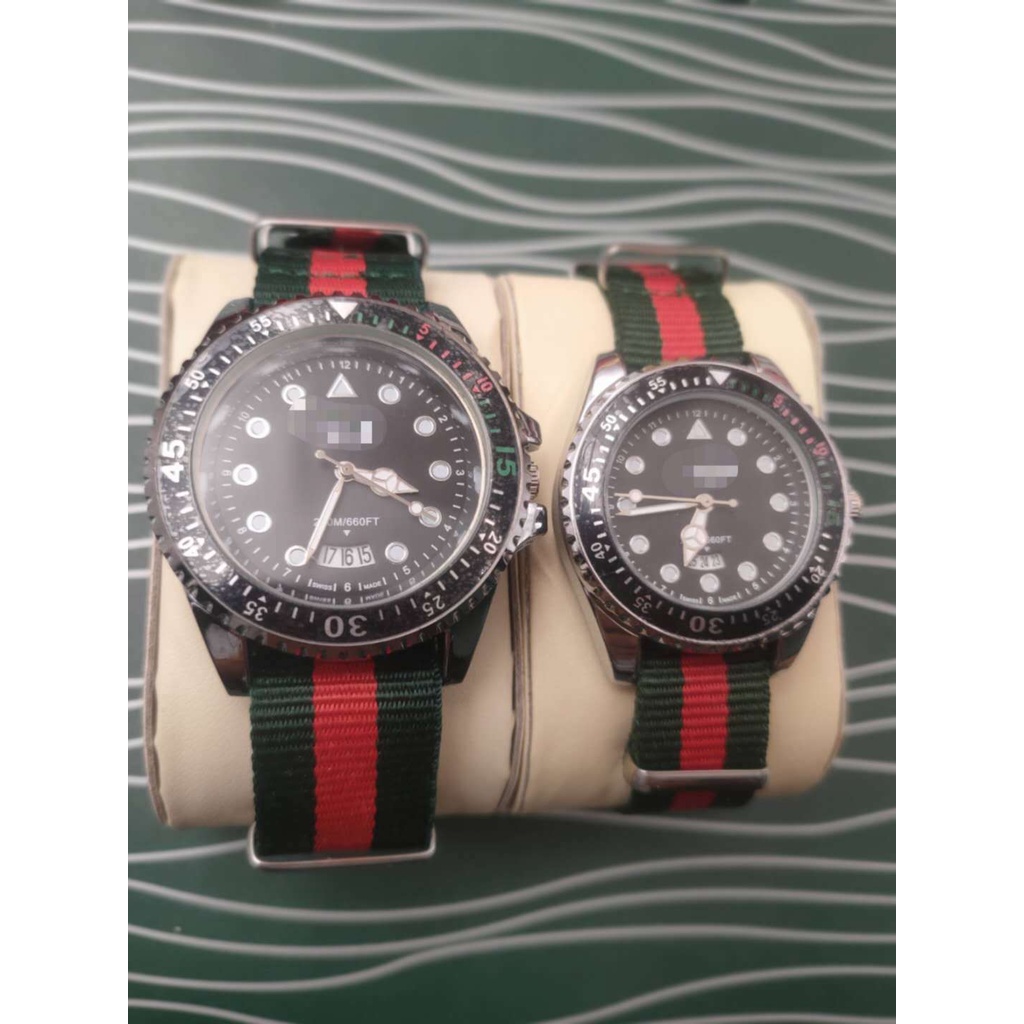 Đồng Hồ GUCCI Dây Vải Canvas Thiết Kế Đơn Giản Cá Tính Cho Nam Nữ