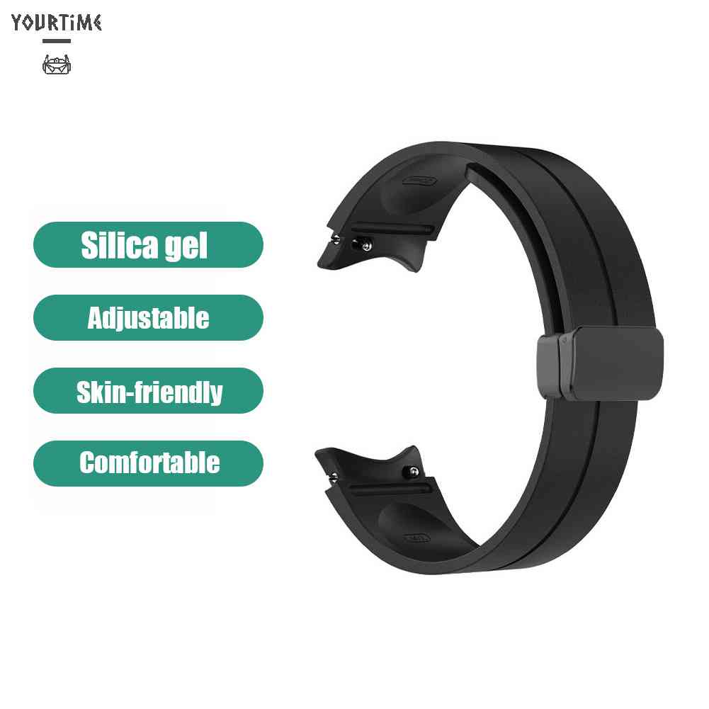 Dây Đeo Silicone 22cm Khóa Nam Châm Cho Đồng Hồ Thông Minh Samsung Galaxy Watch 5 / 5 Pro / 4