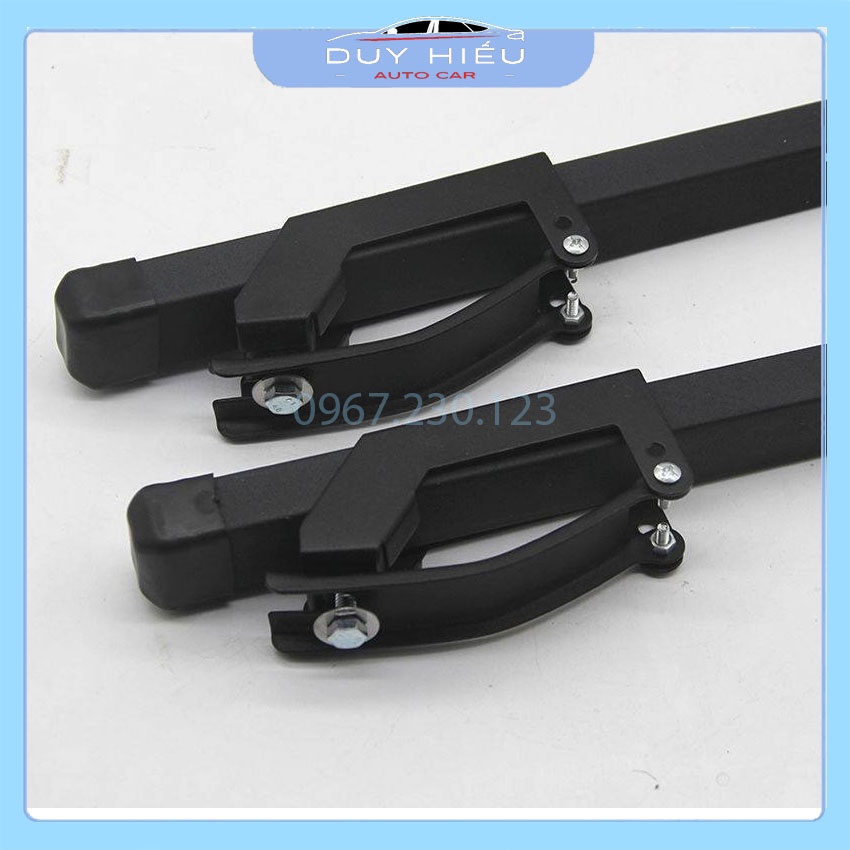 Hai thanh giá nóc ngang ô tô chở hàng, thanh baga mui chất liệu kim loại chịu được tải trọng lớn