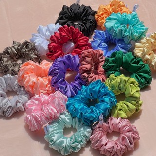 MINISIZE 10cm | Cột Tóc Scrunchies Lụa Mềm Mịn Xinh Xắn Handmade ♡ CHERRYSUMMER