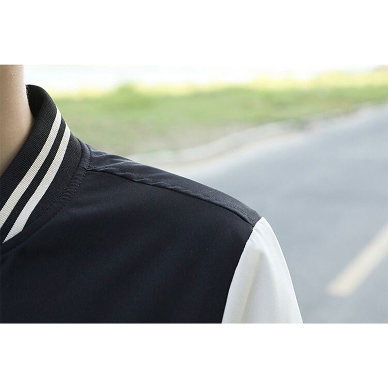 Áo Khoác Bomber Dáng Rộng Thời Trang Hàn Quốc Cá Tính Cho Nam