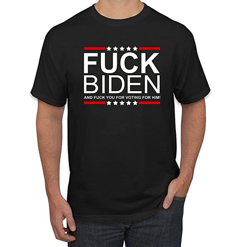 Áo nam Oversized In Chữ Fuck Biden and You for Voting for Him
