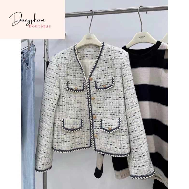 Áo Khoác Dạ Tweed chạy dây viền - Dungpham.Boutique - AnnaShop