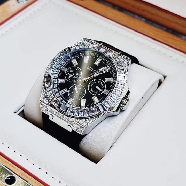 ĐỒNG HỒ NAM GUESS ACCENTED WATCH SILICON FOR MEN