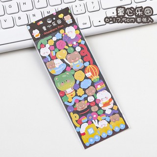 3 Sticker, Nhán Dán Fullcorlor 6*17,5Cm