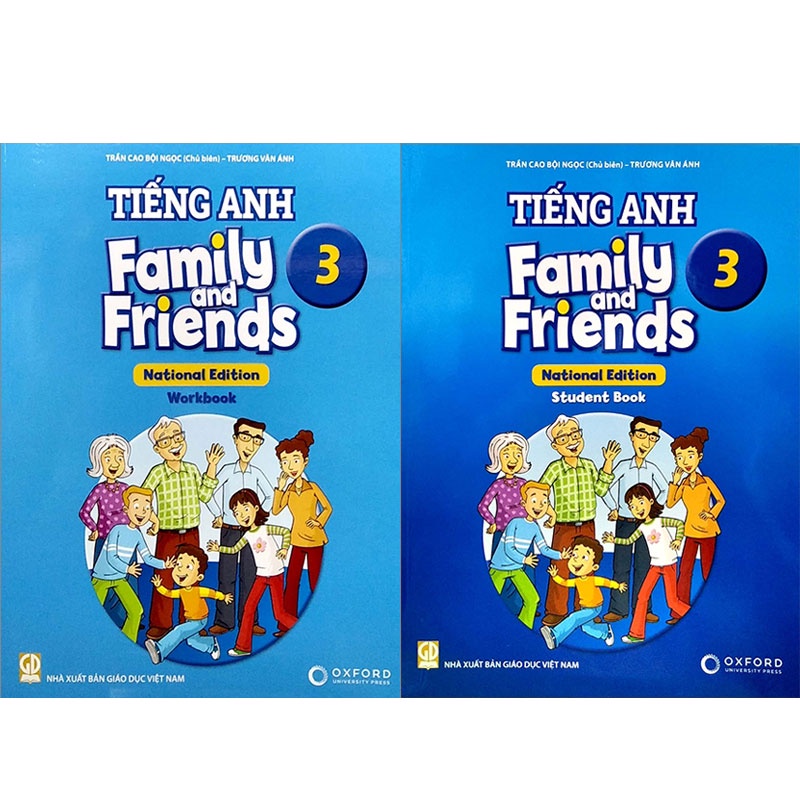 Sách - Bộ Tiếng Anh Lớp 3 - Family and Friends (National Edition) - Student Book + Workbook (2022)