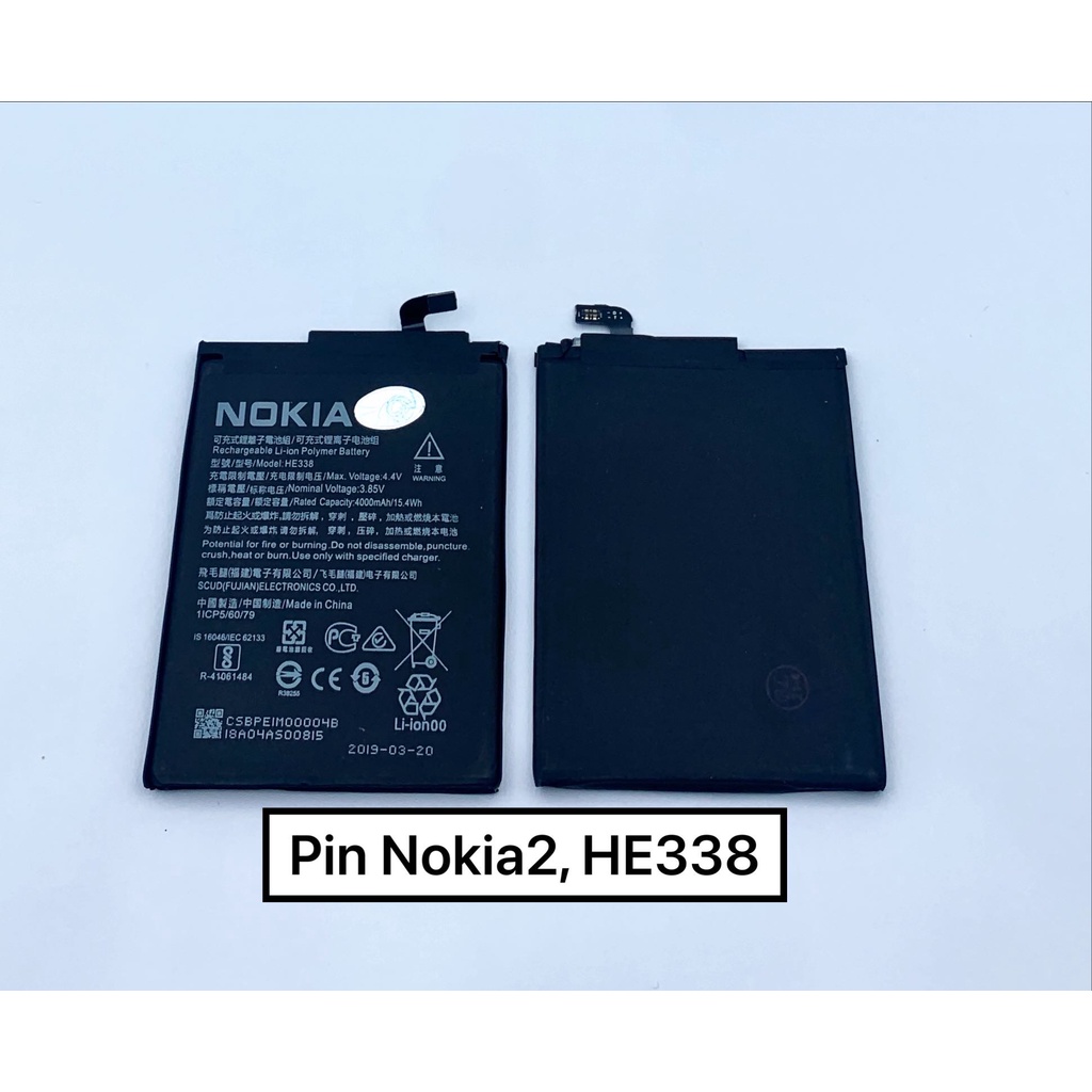 Pin Nokia2, HE338, P0010Nokia2