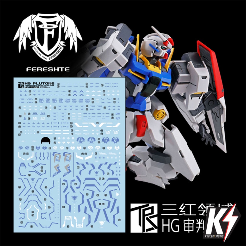 Decal Waterdecal TRS HG Plutone Water Decal Cho Khối Xây Dựng Gundam Mô Hình Nhựa Khác Nhau