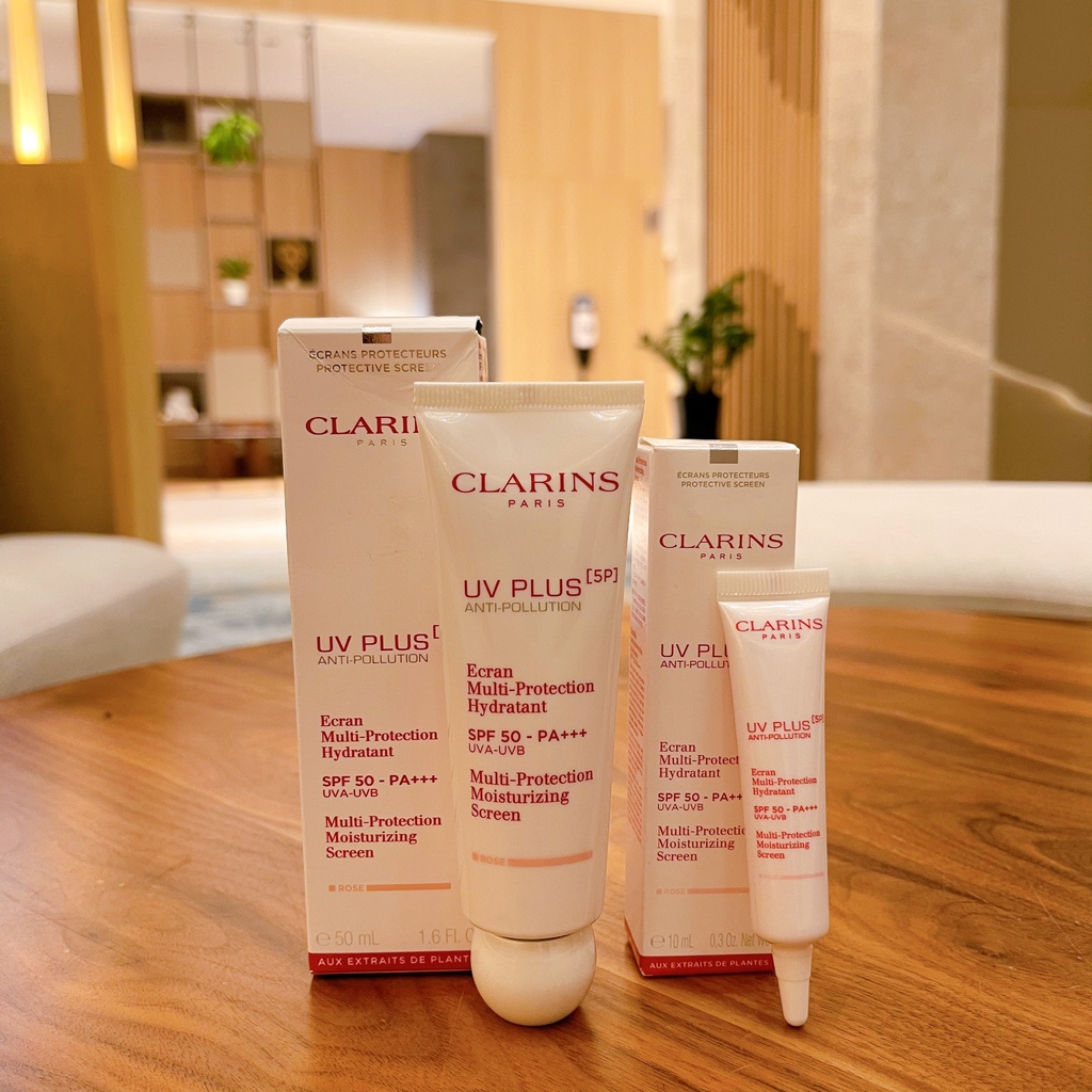 Kem Chống Nắng Clarins Rosy Glow SPF 50/PA++++ Chính Hãng