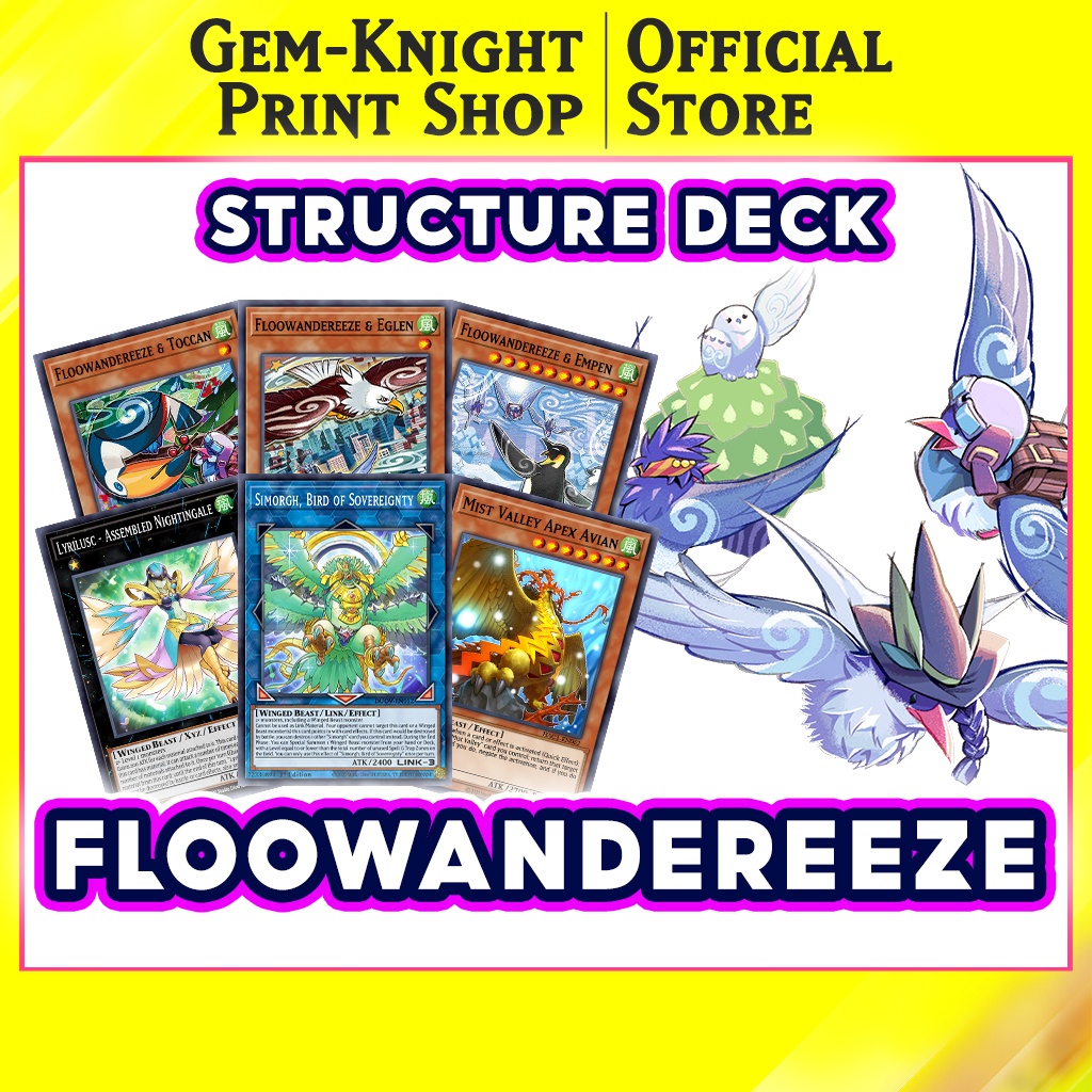 Bộ bài Yugioh - Floowandereeze - Structure Deck