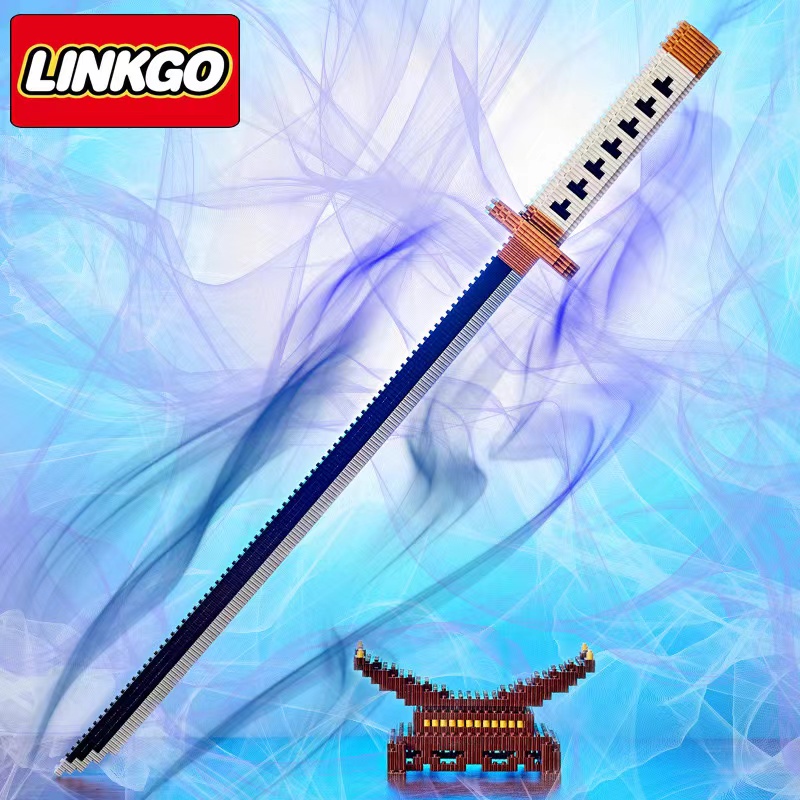 Lego Kiếm Katana Linkgo, Bộ Đồ Chơi Lắp Ráp Mô Hình Kiếm Enma Shusui Zoro One Piece Cho Bé