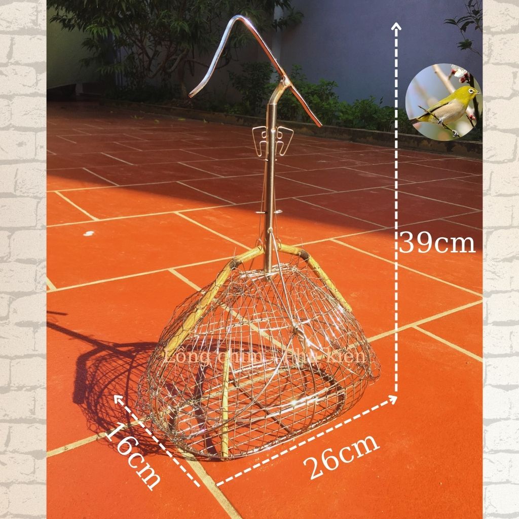 Lồng bẫy, Lồng bẫy Chào Mào, bẫy Khuyên, Lụp bẫy chim Chào Mào, lụp chim Khuyên Inox cao cấp , bền , đẹp