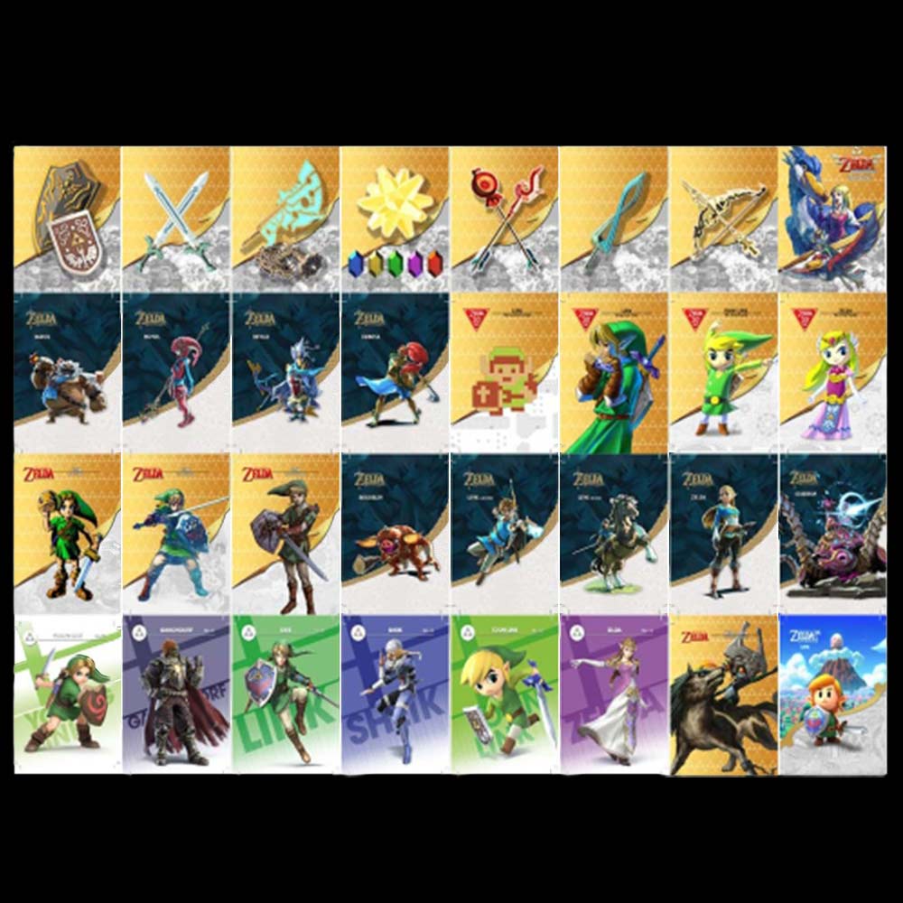 25/32 Pcs The Legend of Zelda Botw Amiibo NFC Tag Cards For Nintendo Switch/OLED/Lite