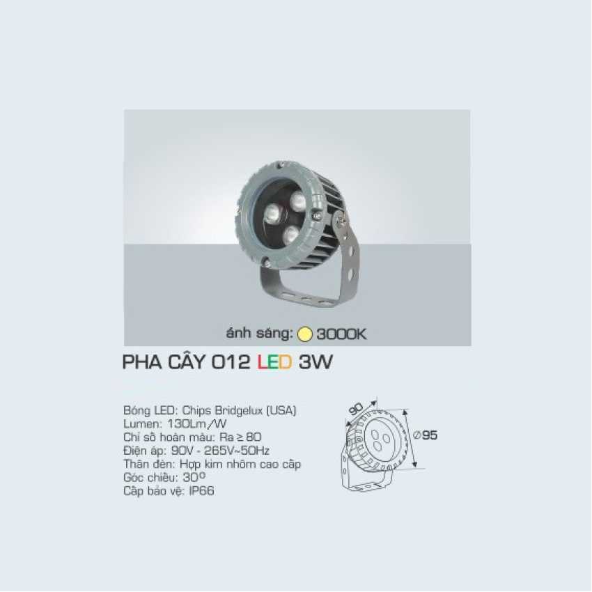 Đèn pha cây Anfaco 012