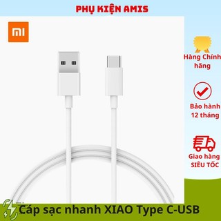 Dây cáp sạc nhanh Type C Xiaomi dài 1m, cáp sạc dùng cho điện thoại Xiaomi Redmi Note 7 Mi 8