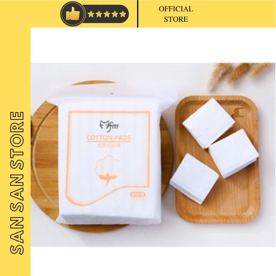 Bông tẩy trang 3 lớp Cotton Pads [Túi 222 miếng]