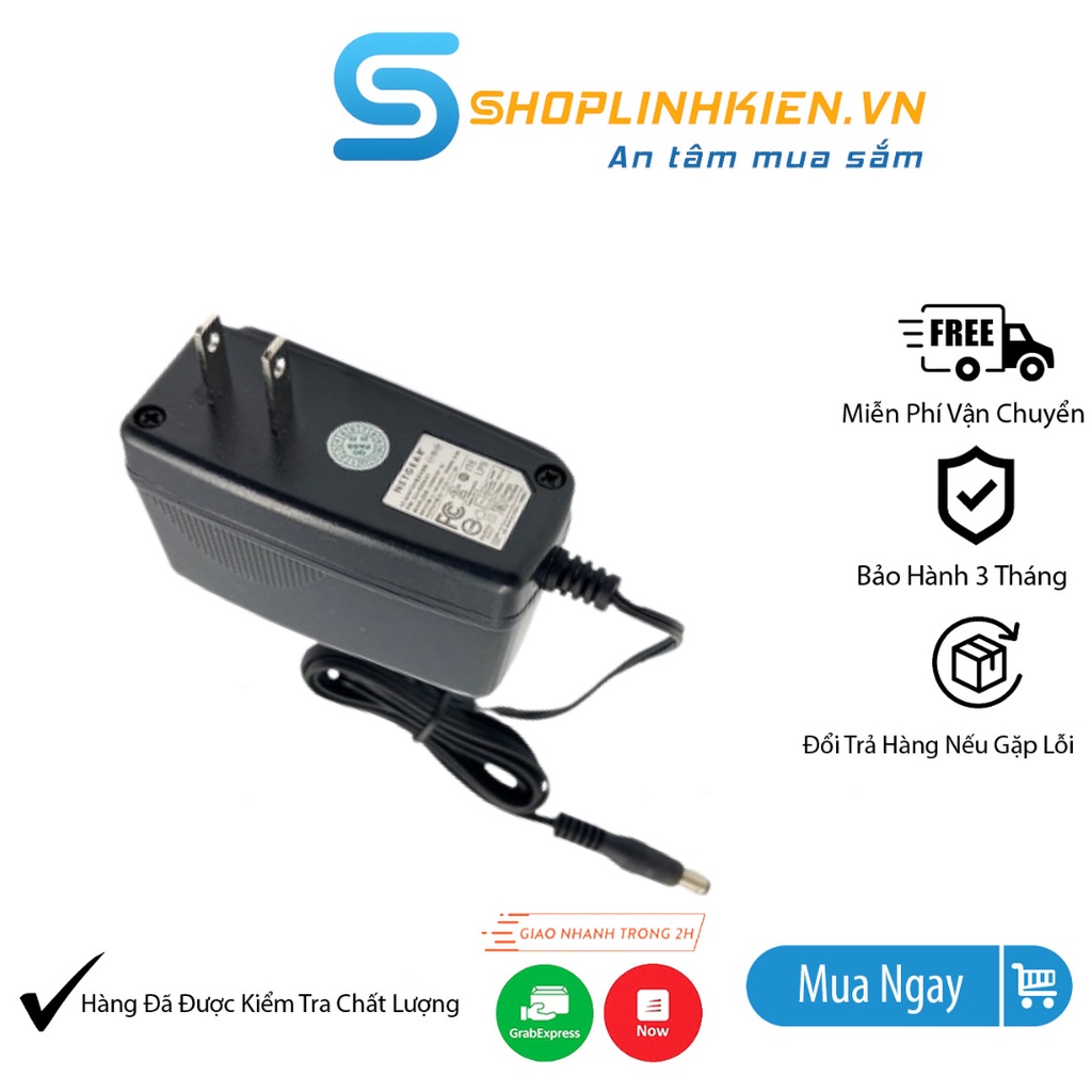 Nguồn Adapter 12V1A 12V1.5A 5.5x2.1MM dùng cho thiết bị quạt modem wifi - ShopLinhKienM2M