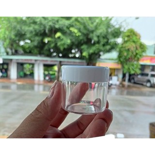 Hủ chiết kem 30g màu trắng trong-nắp đục
