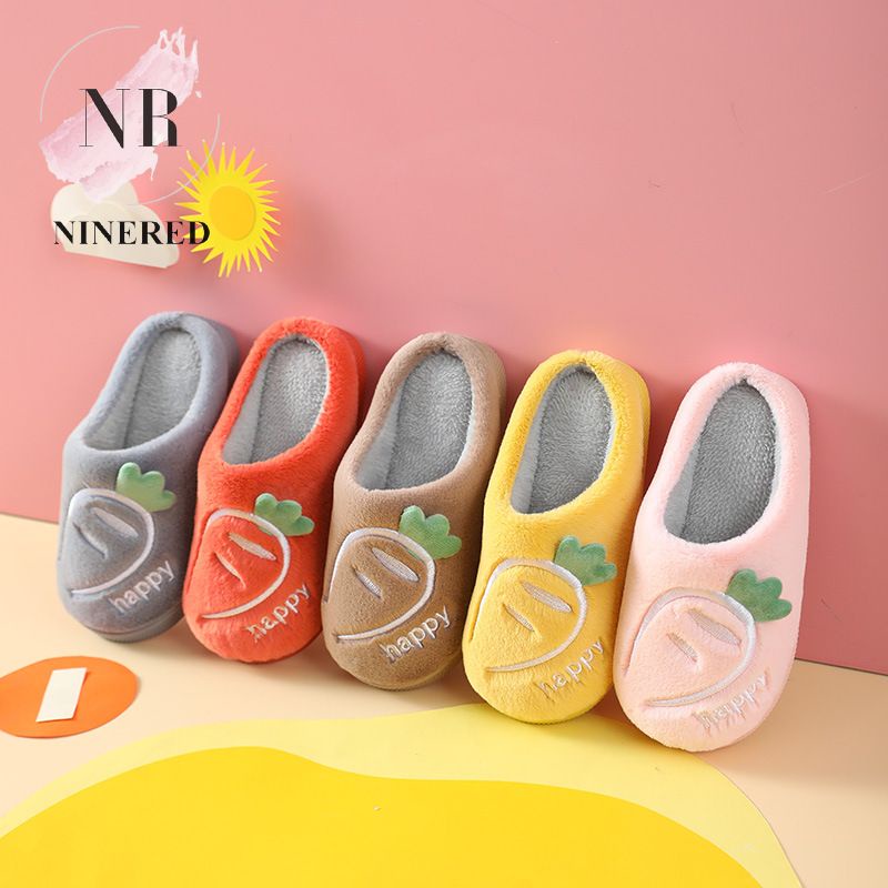 Dép Bông Đi Trong Nhà Cho Bé Trai / Gái Chống Trơn Trượt NineRed Homewear - D105