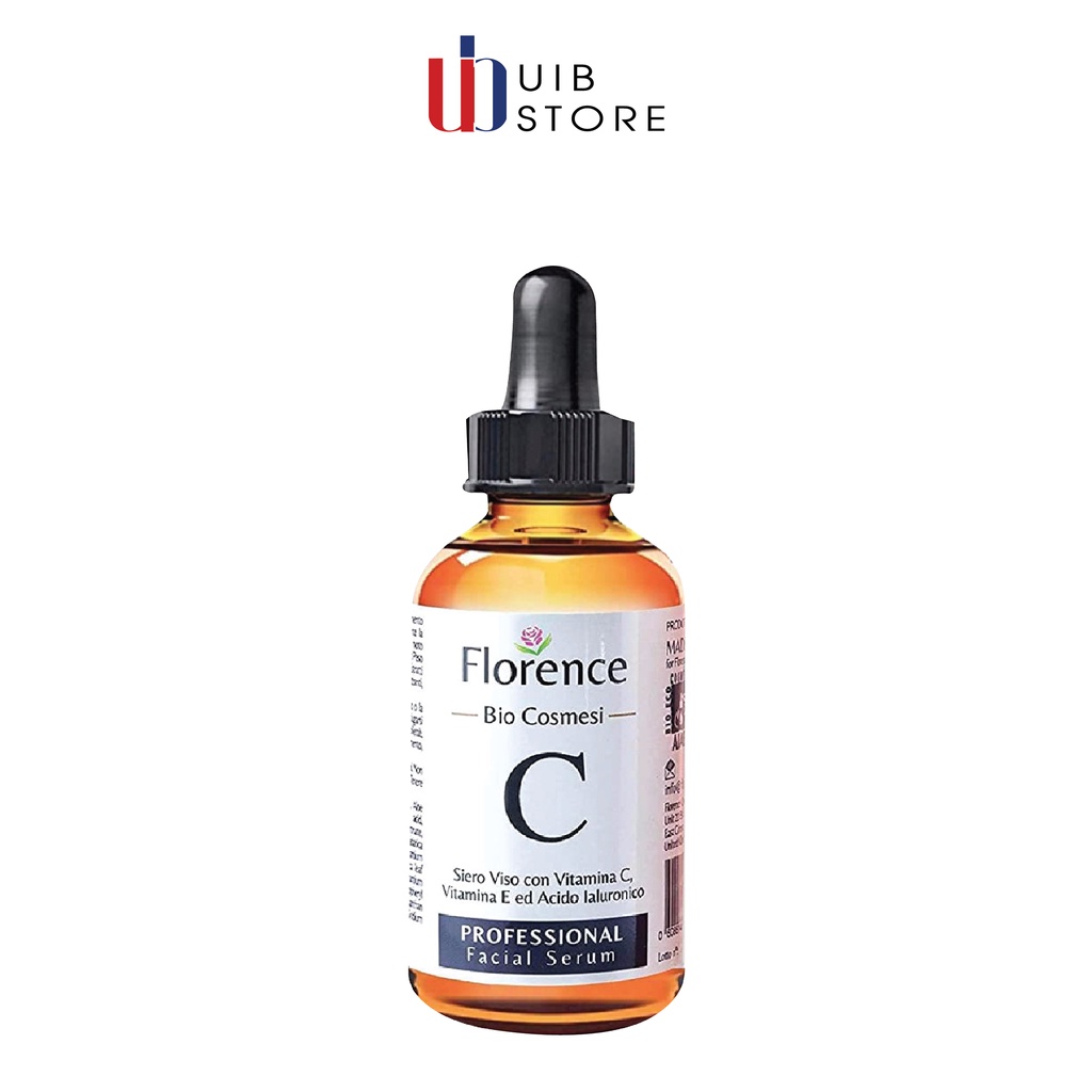 Serum sáng da, mờ thâm, ngừa mụn có chứa Vitamin C và Vitamin E Florence 30ml và 60ml
