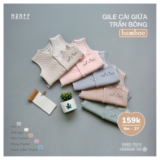 Áo gile chần bông Hrnee