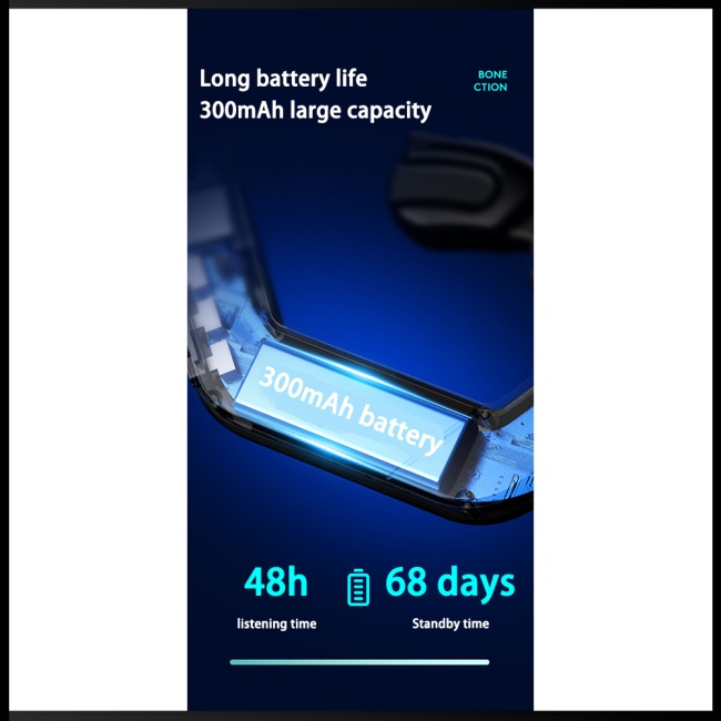 Tai nghe không dây Zevaret V19 Móc Vành Tai Có Màn Hình Hiển Thị Kỹ Thuật Số