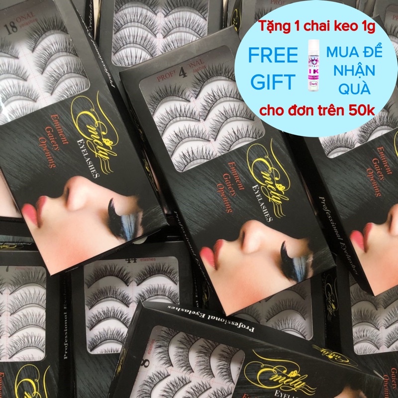 Lông mi giả Emely (hộp 10 cặp)