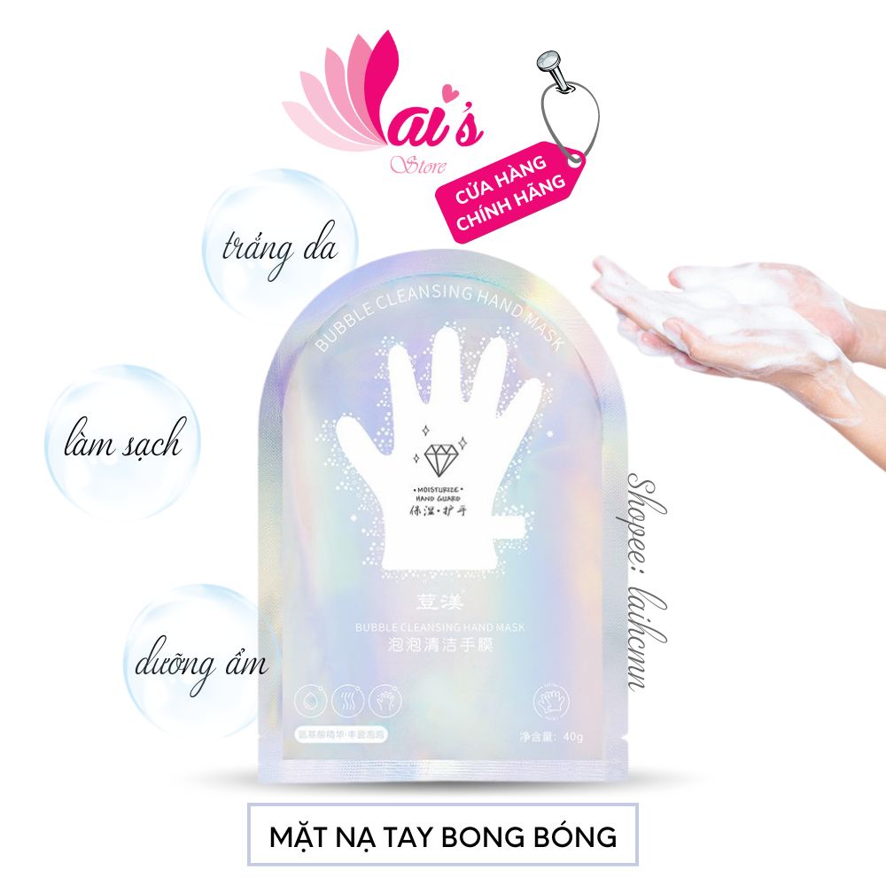 Mặt Nạ Tay Bong Bóng Doumei Bubble Clean Hand Mask Làm Sạch, Dưỡng Ẩm, Trắng Da, Cải Thiện Nứt Tay, Mờ Vết Thâm