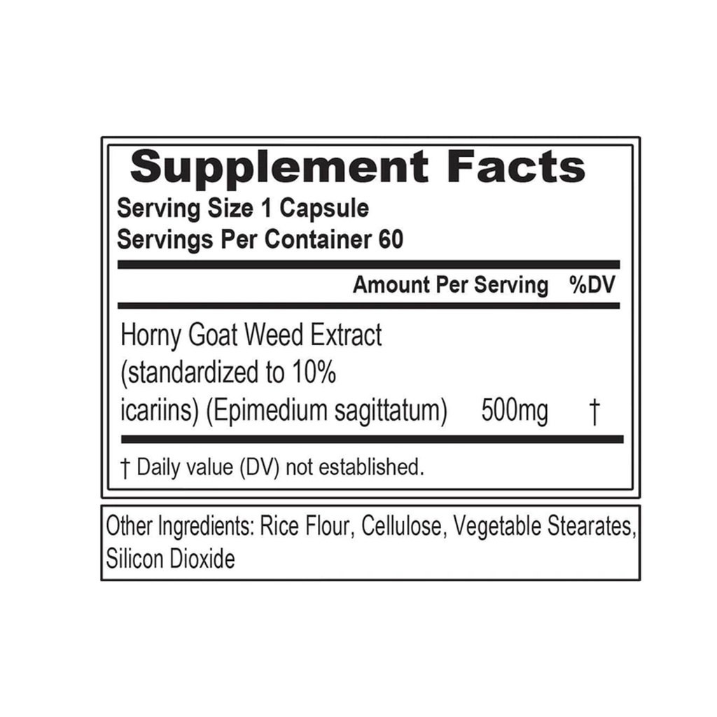 EVL Horny Goat Weed Viên Uống Tăng Cường Sinh Lý Nam Giới Từ Mỹ