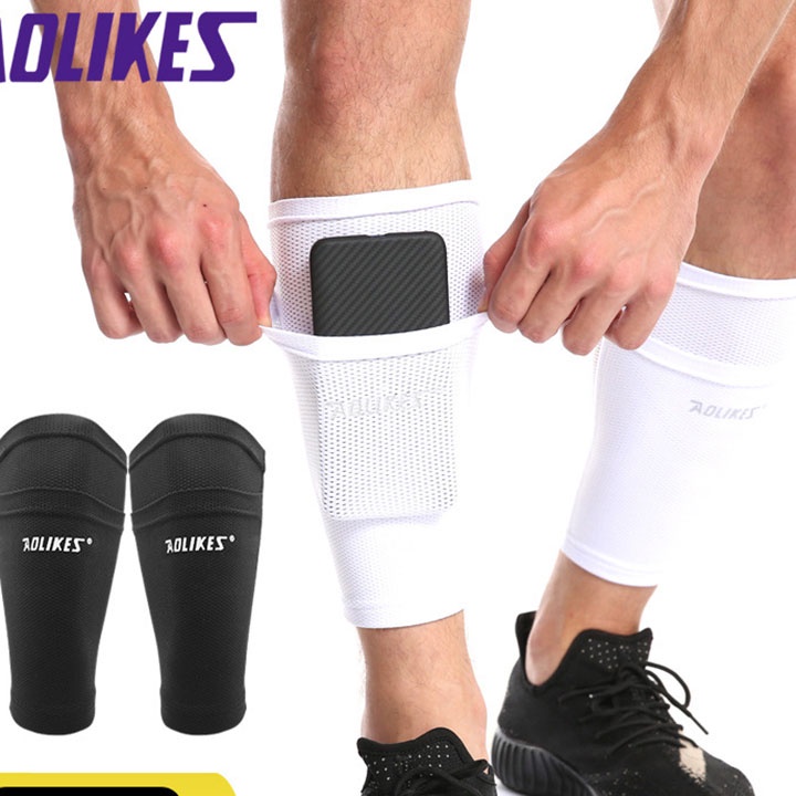 Tất vớ bóng đá bảo vệ ống đồng co giãn, thoáng khí Aolikes AL794