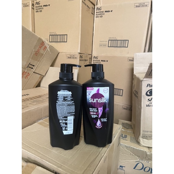 Dầu gội sunsilk 1,4kg vàng và đen