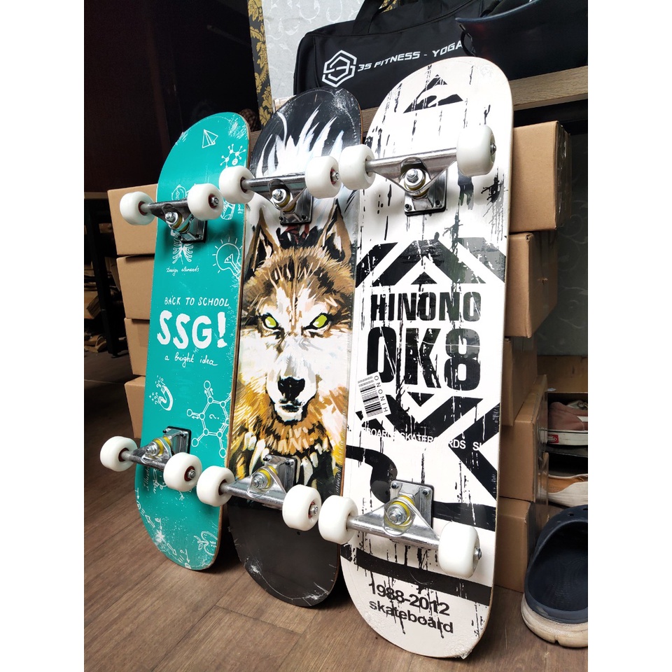 Ván trượt người lớn newbie cho người mới tập chơi, kích thước 20x80x10 cm