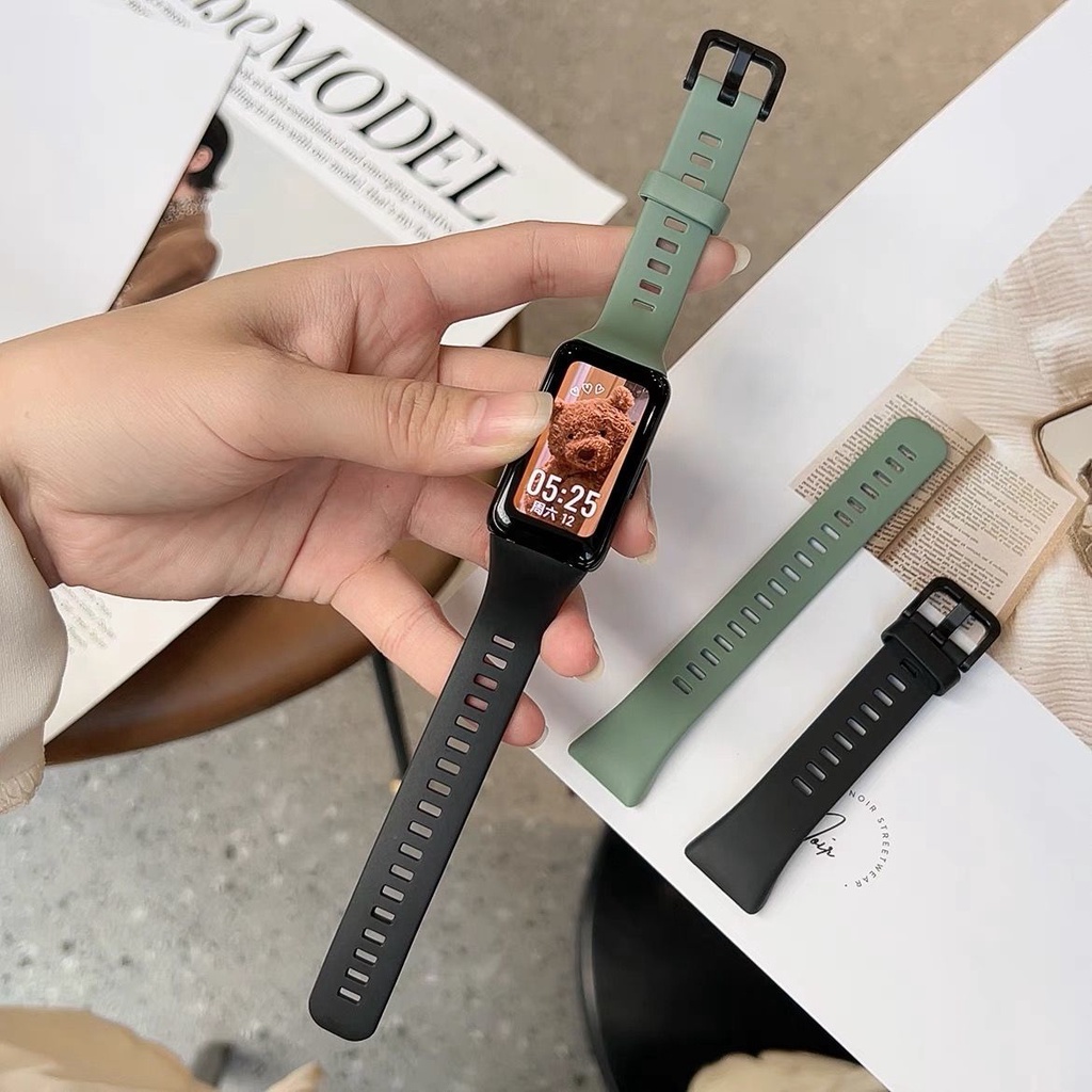 Dây Đeo Silicon Nhiều Màu Sắc Thời Trang Cho Huawei band 7 / 6