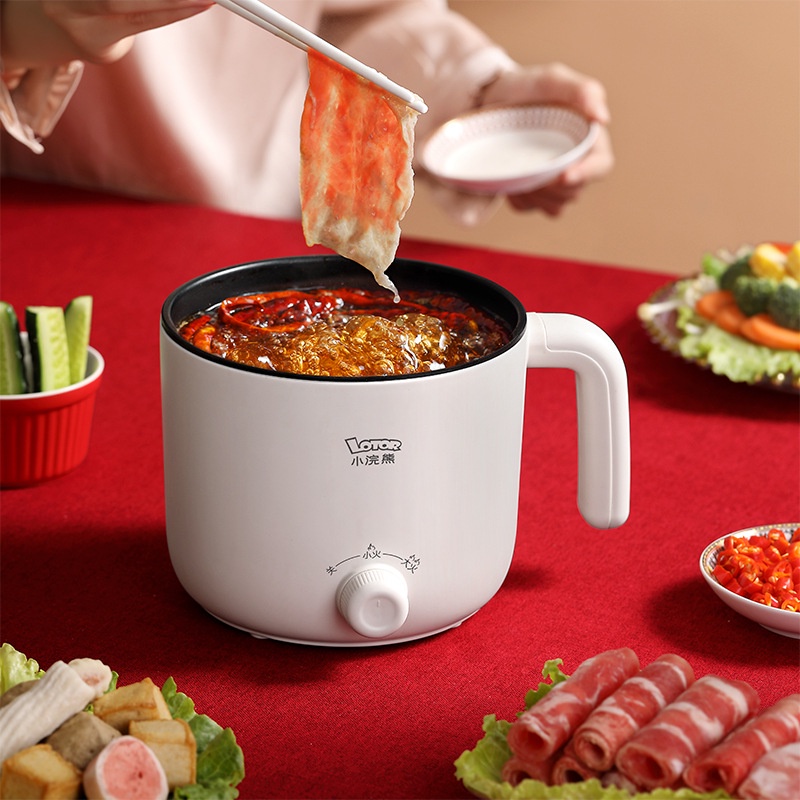 Nồi điện đa năng 1.2L Chính hãng LOTOR HM-60C Chiên xào hấp nấu hầm nhúng lẩu