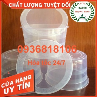 Hộp nhựa tròn 500 ml 1 cây 50 cái