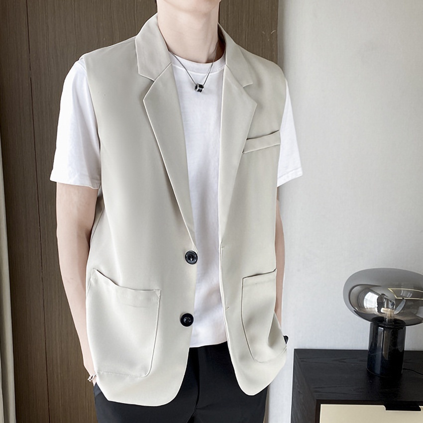 Áo Gile, áo gile nam phong cách tối giản, nhẹ nhàng êm ái mã N47