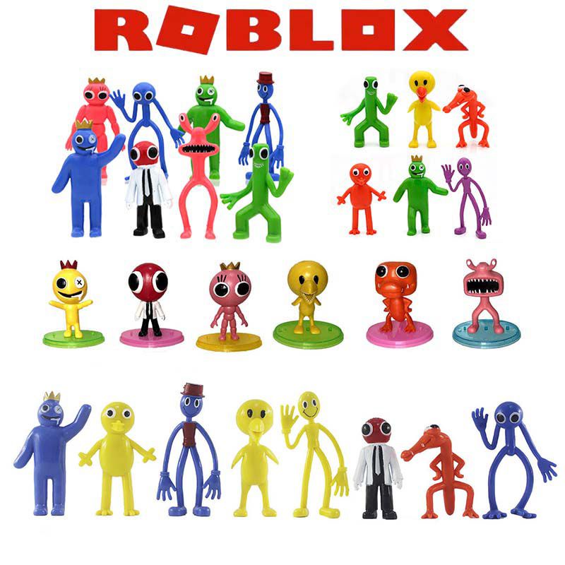 【Ready Stock】Roblox Rainbow Friends Figure Toy Model Decoration Handmade Doll Kids Gifts