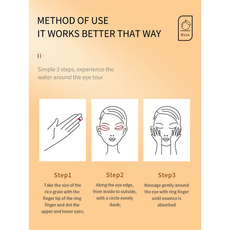 Kem Dưỡng Da Mắt Vitamin C 20g Làm Săn Chắc Xóa Mờ Quầng Thâm Dưỡng Ẩm Và Làm Trắng Da